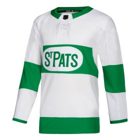 Dresovi Toronto Maple Leafs St Pats Custom Adidas Bijela Authentic - Muške